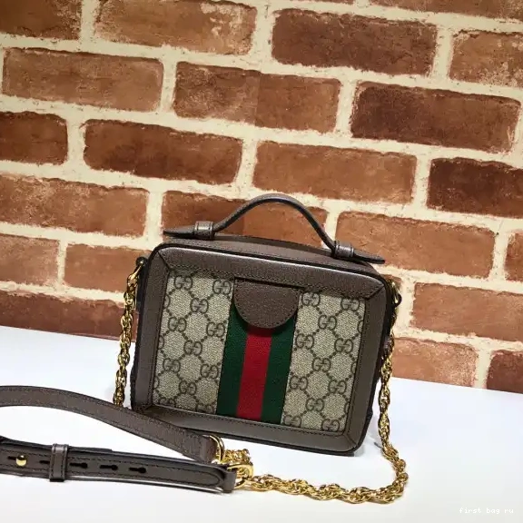 First bag ru BAG-18.5*15*7.5cm gucci SMALL CROSSBODY OPHIDIA 0704